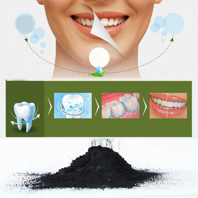 Activated Charcoal Powder Natural Organic Black Teeth Whitening Toothpaste UK!