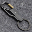 Carabiner Key Ring Alloy Metal Spring Locking Clip Chain Holder-Keys