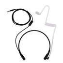 1pin 3.5mm Throat Mic Microphone Covert Acoustic Tube Earpiece Headset For