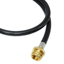 4 Feet Propane Adapter Hose 1 lb to 20 lb Converter Replacement for QCC1/Ty