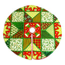 120cm Christmas Tree Skirt Festival Decoration for Home Party Ornament (E)