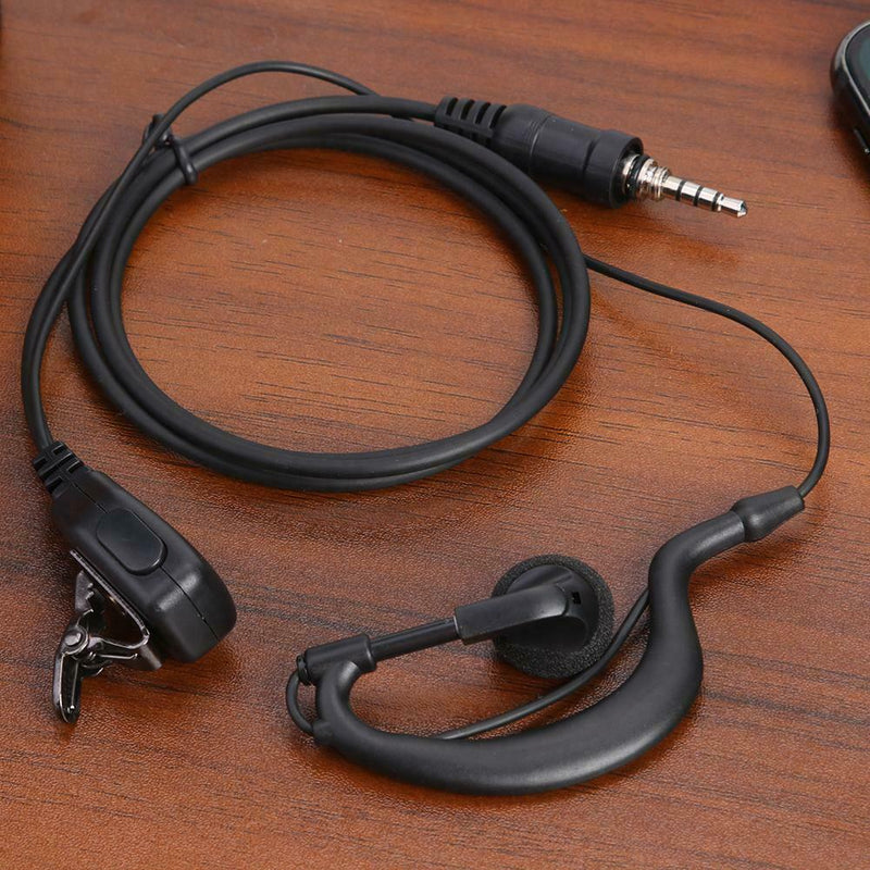1 Pin G Shape Earpiece Headset with PPT Mic for Yaesu Vertex Radio VX-6R 7R vx-1