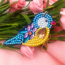 4pcs DIY Birds Full Drill Special Shaped Diamond Painting Keychains Gifts