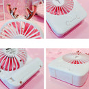 Mini Usb Desktop Handheld Small Fan Battery Powered Usb Power Portable Fan
