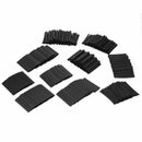 415 Pcs Black Waterproof Heat Shrink Tubing Set In 10 Assortment, Polyolefi