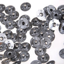 100pcs 12.5x 5mm Waxed Candle Wick Metal Sustainers Candles Holders Tool Part LJ