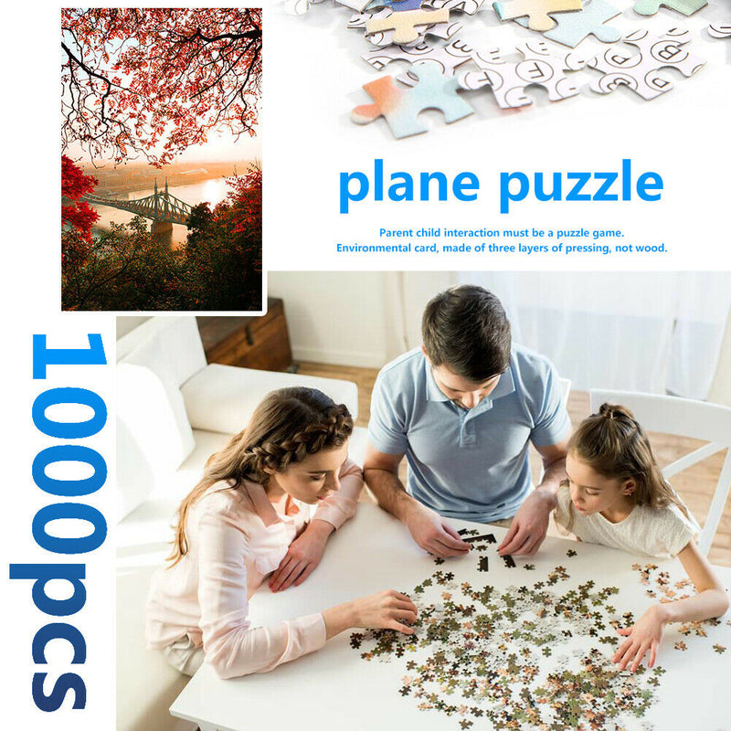 1000 Pieces Adults Kids Paper Jigsaw Puzzles Overlook Assembling Picture