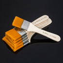 12pcs Acrylic Soft Oil Painting Nylon Watercolor Paint Brush Wood Handles