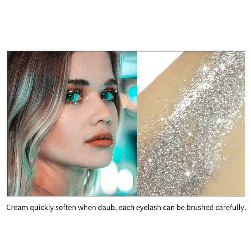 Diamond Shiny Mascara 4D Silk Fiber Women Lashes Thick Lengthening Waterpro G8V9