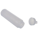 White plastic bottle dispenser Compression Sauce - 24 oz