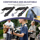 Bass Professional Gift With Picks Adjustable Length Guitar Strap Set Universal