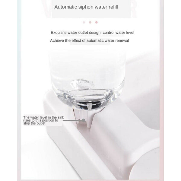Automatic Pet Feeder Bowl Water Dispenser for Small or Medium Size Dogs Cats