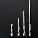 4x 1/4" LONG Extension Extender Bar 2" 3" 4" 6" Drive Ratchet Wrench Socket N3P0