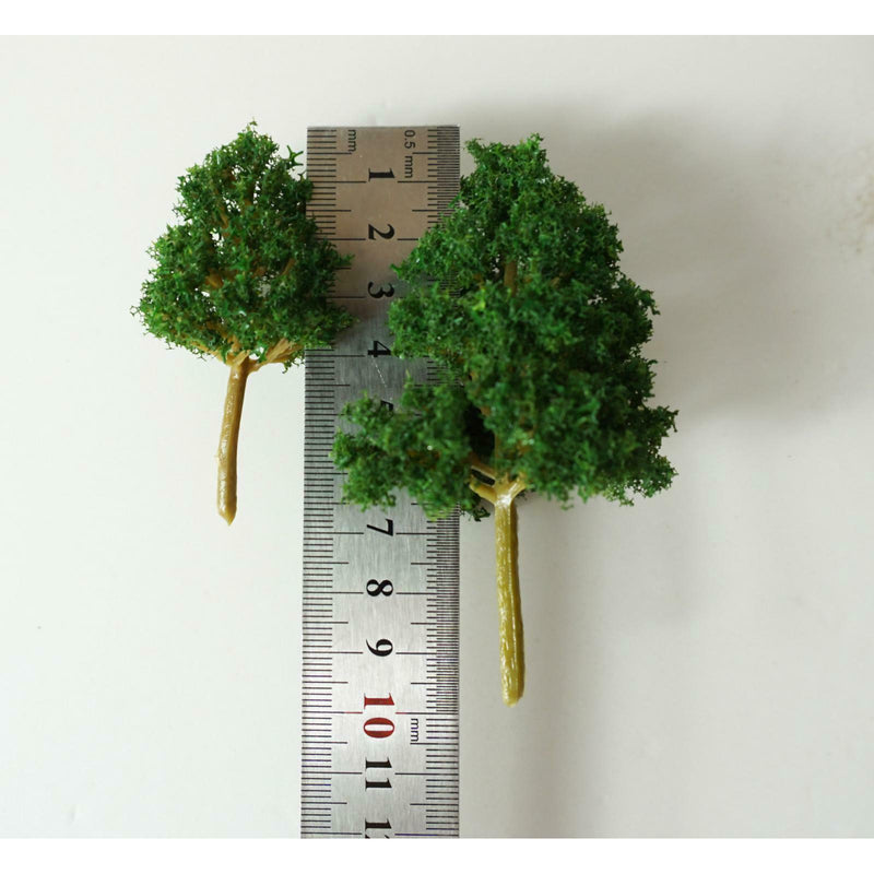 18pcs HO OO Scale Train Railroad Diorama Scenery Scene