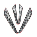 4X Real Carbon Fiber  Car Side Door Edge Protection Guards Stickers â„–[