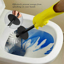 Toilet Brush and Holder Set, Toilet Bowl Brush with Holder Black for BathrooS5S2
