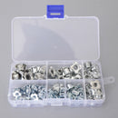 80x M3/M4/M5/M6/M8 Zinc Plated Four Prong Furniture T Nuts Blind Nut f Wood