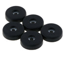5 Pcs 40x10mm Round Rubber Feet Non-Slip Rubber Furniture Floor Pads Chair Leg