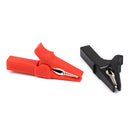 4PCS 55MM Alligator clip + 4mm BANANA PLUG test probe Plug Cable Clips ME
