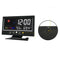 Electronic Clock Weather Color Alarm Clock Novelty Voice Control  Weather 2019