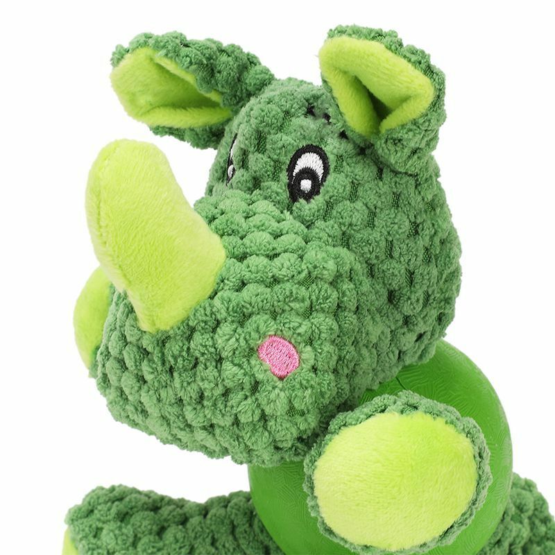 Dog Toys Pet Puppy Chew Plush Cartoon Animals Squirrel Cotton Rope Bird Sha B8B1