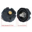 Outboard Engine Oil Tank Cap with Thread for Marine Fishing Boat Yacht Black