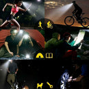 Super Bright Waterproof Head Torch Headlight USB Rechargeable LED Headlamp Fish