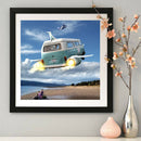 DIY Full Drill Diamond Painting Vehicle Cross Stitch Embroidery Kit Mosaic A