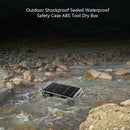 Outdoor Shockproof Sealed Waterproof Safety Case ABS Tool Dry Box (B) A