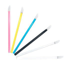 Disposable Lip Brushes with Flocked Tip Applicator, 300 Pcs,6 Colors