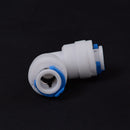5Pcs 1/4" Tube to 1/4" Tube Push Fit Elbow Quick Connect connector RO System OS