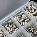 200pcs Stainless Steel Allen Head Socket Hex Set Grub Screw Assortment Kit N â„–[