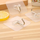 8PCS Adhesive Wall Hooks Heavy Duty Stick On Strong Waterproof Ceiling  FIF