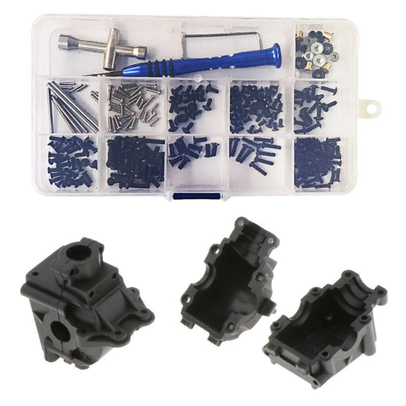 1:14 RC Car Screws & Nuts And Gearbox Upper Lower Cover For WLtoys 144001
