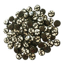 100Pcs Sewing Round Painting Wood Button Wood Decorative Buckle for Clothes