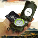 1* Professional Military Pocket Metal Sighting Compass Clinometer Camping H N0I1