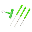Stainless Steel Fishing Baiting Splicing Needle Rig Driller Puller Tool Set for