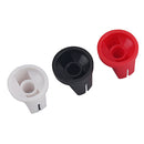 Plastic Flat Guitar Bass Knob Amp Amplifier Effect Pedal Knobs Guitar Parts
