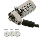 Laptop Notebook Combination Lock Security Cable 4 Digit Password Kits E5C1