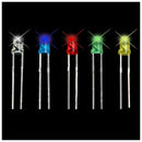 3mm LED 500 pcs red green yellow blue white light emitting diodes V7S1