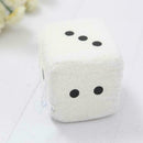 Fuzzy Fluffy Dice Black Car Mirror Novetly Accessory