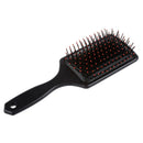 Large massage with brush for straight or curly hair Black Handle Head