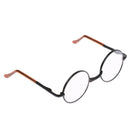 Fashion Round Frame Glasses 1/6 BJD Eyeglasses for BJD Dollife LUTS MSD Blythe