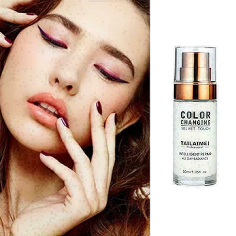 Colour Changing Foundation Makeup Base Nude Face Liquid Cover Concealer 30m O8L9