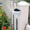 2018Waterproof 6 LED Solar Power Light Sensor Wall Light Outdoor Garden Fen