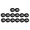 14pcs Rooster Collar Anti Crow Prevent Chicken from Screaming for Duck Black