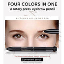 Four In One Multifunctional Waterproof Eyebrow Pencil up Make Tool Eyeliner A6H4