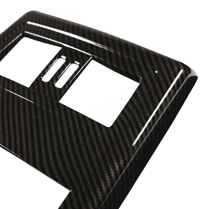 For Bmw E90 2005-2012 3 Series Carbon Fiber Car Auto Interior Rear Air Cond D1F9