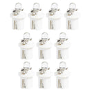 10pcs T5 B8.5D LED Universal Car Light Auto Dashboard Instrument Light Bulbs