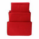 Home Storage Bag Felt Insert Bag Makeup Organizer Inner Purse Portable Cosm